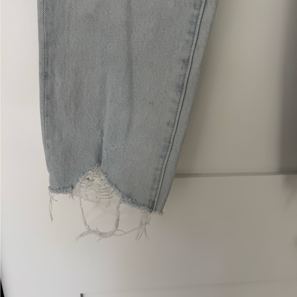 Pistola Straight Leg Raw Hem Light Wash Jeans Spring Summer Denim REVOLVE - Picture 2 of 9